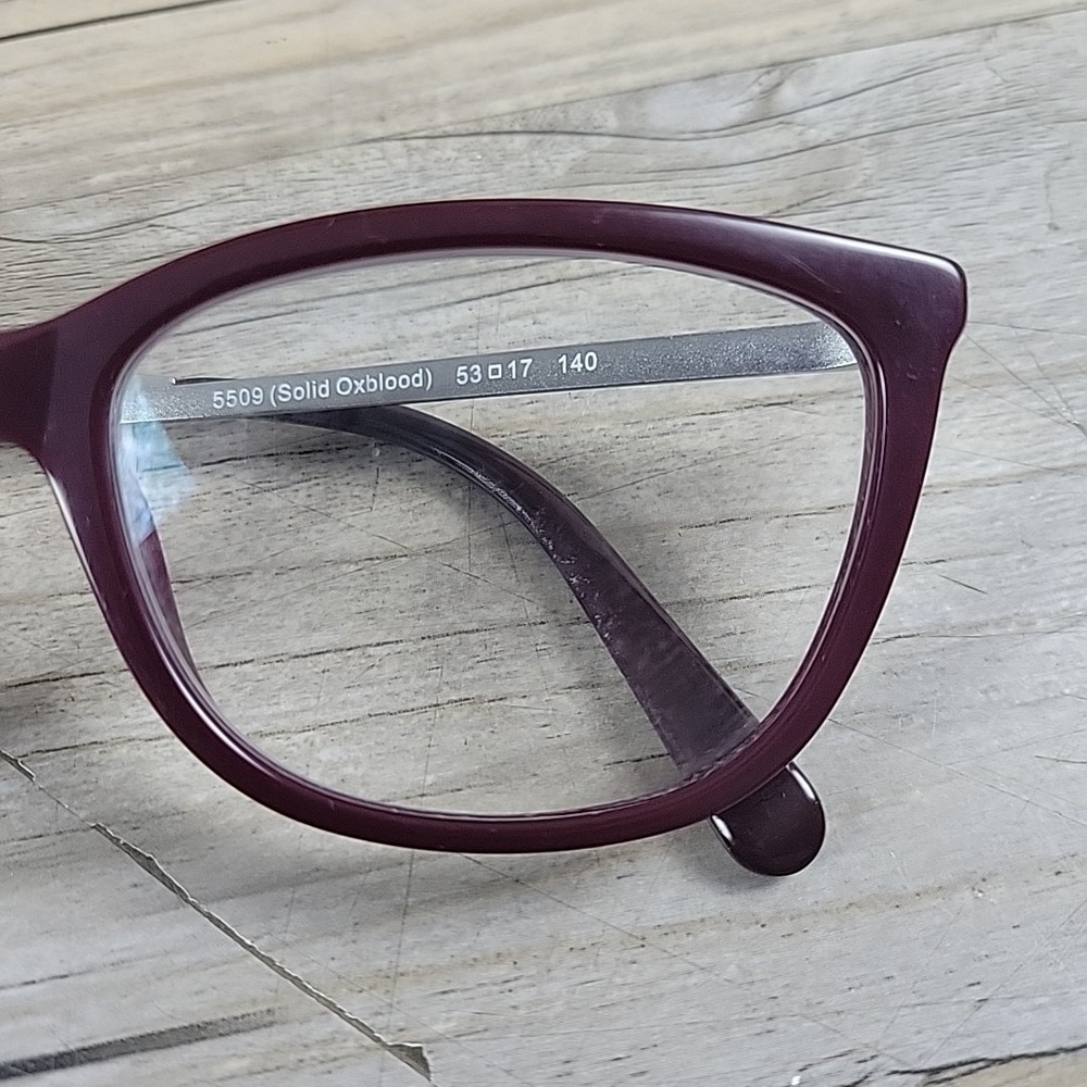 Coach Eyeglasses HC6124 5509 Solid Oxblood Metal Size 53-17-140 FRAMES ONLY - Picture 11 of 14